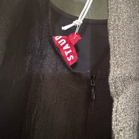 STAUD Sheer Black Maxi Dress - Picture 6 of 7